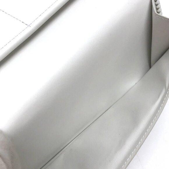 LOUIS VUITTON M80337 Monogram Zippy Wallet Long Wallet Taurillon Clemence White - Picture 8 of 16